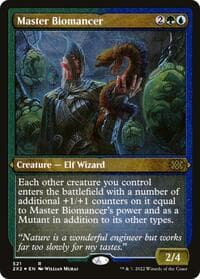 Master Biomancer (Foil Etched) - Double Masters 2022 - Magic: The Gathering card