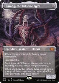 Ulamog, the Infinite Gyre (Borderless) - Double Masters 2022 - Magic: The Gathering card
