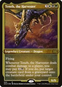 Teneb, the Harvester (Foil Etched) - Double Masters 2022 - Magic: The Gathering card