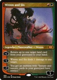 Wrenn and Six (Foil Etched) - Double Masters 2022 - Magic: The Gathering card