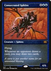 Consecrated Sphinx (Foil Etched) - Double Masters 2022 - Magic: The Gathering card