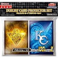 Imported Yu-Gi-Oh! Duelist Card Protectors - Millennium Puzzle & KC (200-Pack) - Konami Card Sleeves - Card Sleeves card
