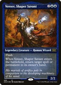 Venser, Shaper Savant (Foil Etched) - Double Masters 2022 - Magic: The Gathering card