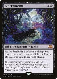Bitterblossom - Double Masters 2022 - Magic: The Gathering card