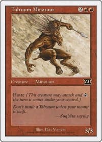 Talruum Minotaur - Classic Sixth Edition - Magic: The Gathering card