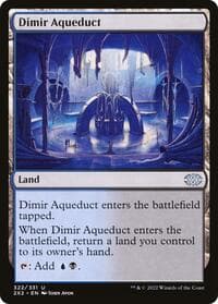 Dimir Aqueduct - Double Masters 2022 - Magic: The Gathering card
