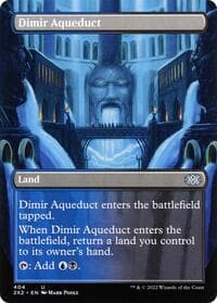 Dimir Aqueduct (Borderless) - Double Masters 2022 - Magic: The Gathering card