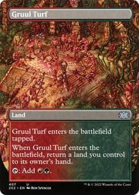 Gruul Turf (Borderless) - Double Masters 2022 - Magic: The Gathering card