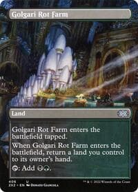 Golgari Rot Farm (Borderless) - Double Masters 2022 - Magic: The Gathering card
