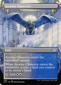 Azorius Chancery (Borderless) - Double Masters 2022 - Magic: The Gathering card