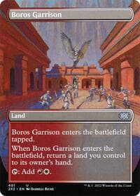 Boros Garrison (Borderless) - Double Masters 2022 - Magic: The Gathering card
