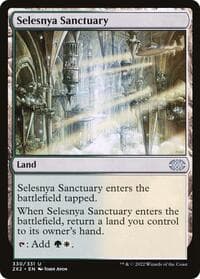 Selesnya Sanctuary - Double Masters 2022 - Magic: The Gathering card