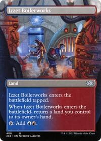 Izzet Boilerworks (Borderless) - Double Masters 2022 - Magic: The Gathering card