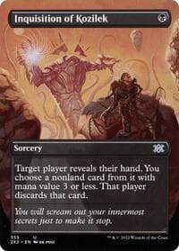 Inquisition of Kozilek (Borderless) - Double Masters 2022 - Magic: The Gathering card