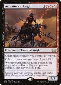 Ashenmoor Liege - Double Masters 2022 - Magic: The Gathering card