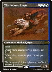 Thistledown Liege (Foil Etched) - Double Masters 2022 - Magic: The Gathering card