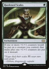 Hardened Scales - Double Masters 2022 - Magic: The Gathering card