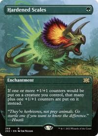 Hardened Scales (Borderless) - Double Masters 2022 - Magic: The Gathering card
