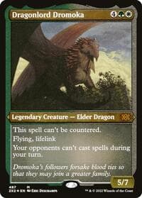 Dragonlord Dromoka (Foil Etched) - Double Masters 2022 - Magic: The Gathering card