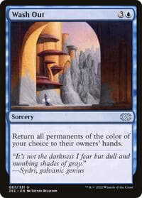 Wash Out - Double Masters 2022 - Magic: The Gathering card