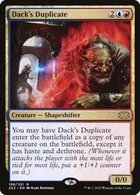 Dack's Duplicate - Double Masters 2022 - Magic: The Gathering card