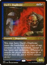 Dack's Duplicate (Foil Etched) - Double Masters 2022 - Magic: The Gathering card