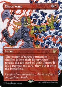 Chaos Warp (Borderless) - Double Masters 2022 - Magic: The Gathering card