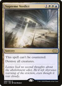 Supreme Verdict - Double Masters 2022 - Magic: The Gathering card