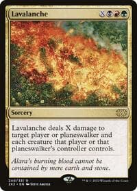 Lavalanche - Double Masters 2022 - Magic: The Gathering card