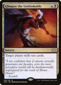 Glimpse the Unthinkable - Double Masters 2022 - Magic: The Gathering card