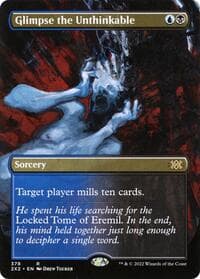 Glimpse the Unthinkable (Borderless) - Double Masters 2022 - Magic: The Gathering card