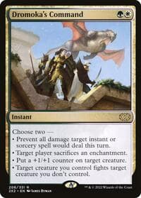Dromoka's Command - Double Masters 2022 - Magic: The Gathering card