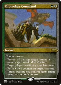 Dromoka's Command (Foil Etched) - Double Masters 2022 - Magic: The Gathering card