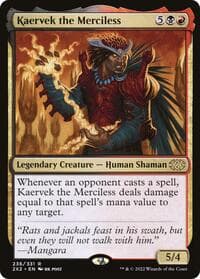 Kaervek the Merciless - Double Masters 2022 - Magic: The Gathering card