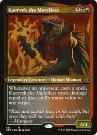 Kaervek the Merciless (Foil Etched) - Double Masters 2022 - Magic: The Gathering card