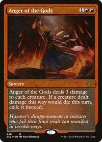 Anger of the Gods (Foil Etched) - Double Masters 2022 - Magic: The Gathering card