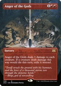 Anger of the Gods (Borderless) - Double Masters 2022 - Magic: The Gathering card