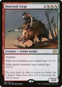 Boartusk Liege - Double Masters 2022 - Magic: The Gathering card
