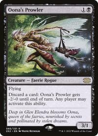 Oona's Prowler - Double Masters 2022 - Magic: The Gathering card