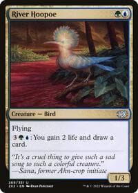River Hoopoe - Double Masters 2022 - Magic: The Gathering card