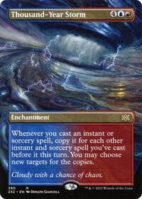 Thousand-Year Storm (Borderless) - Double Masters 2022 - Magic: The Gathering card
