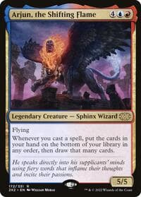 Arjun, the Shifting Flame - Double Masters 2022 - Magic: The Gathering card