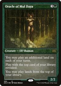 Oracle of Mul Daya (Foil Etched) - Double Masters 2022 - Magic: The Gathering card