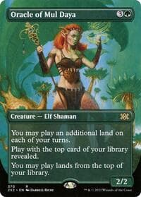 Oracle of Mul Daya (Borderless) - Double Masters 2022 - Magic: The Gathering card