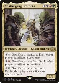 Shattergang Brothers - Double Masters 2022 - Magic: The Gathering card