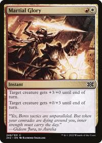 Martial Glory - Double Masters 2022 - Magic: The Gathering card