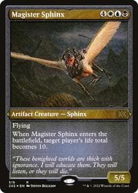 Magister Sphinx (Foil Etched) - Double Masters 2022 - Magic: The Gathering card