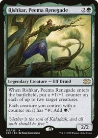 Rishkar, Peema Renegade - Double Masters 2022 - Magic: The Gathering card
