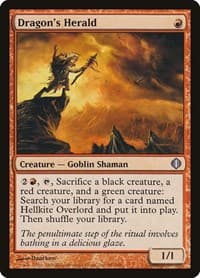 Dragon's Herald - Shards of Alara - Magic: The Gathering card