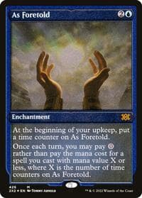 As Foretold (Foil Etched) - Double Masters 2022 - Magic: The Gathering card
